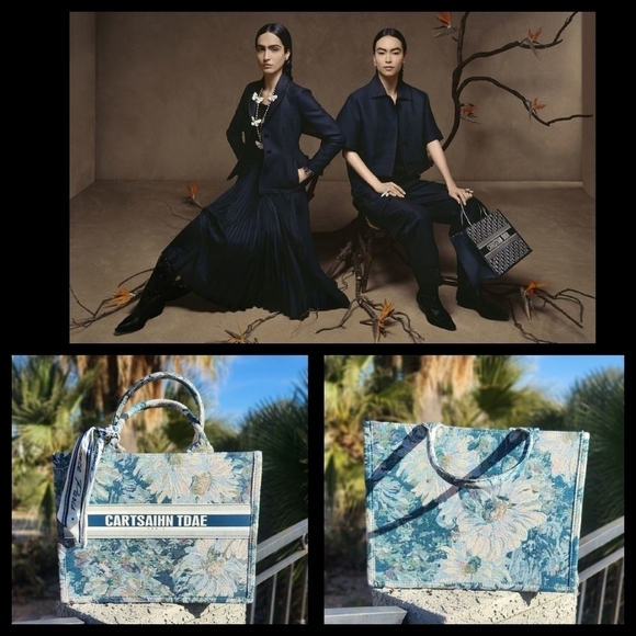 Christian Date  Patchwork Paitings‎ Art Satchel Handbag - Picture 1 of 12